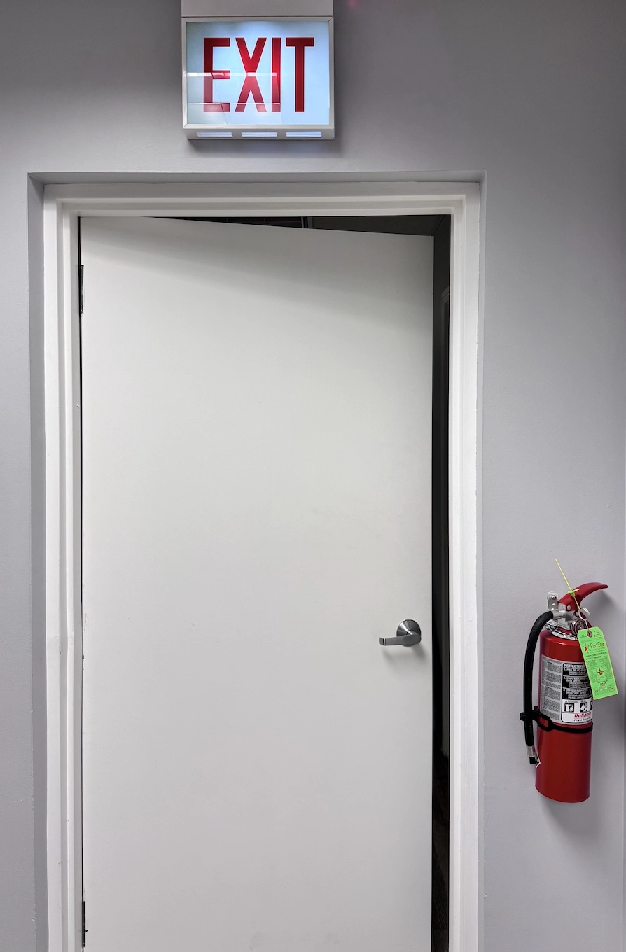 2026 Exit Sign + Extinguisher